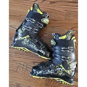 Fischer Ranger 12 Vacuum Full Walk Ski Boots Black US 10.5 / 28.5 Boot Green